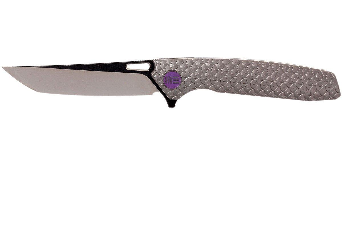 MKM Cellina Taschenmesser Unisex – Grau, Titan-Griff – Klinge M390, 7,2 Cm – Slipjoint, 17,3 Cm Gesamtlänge
