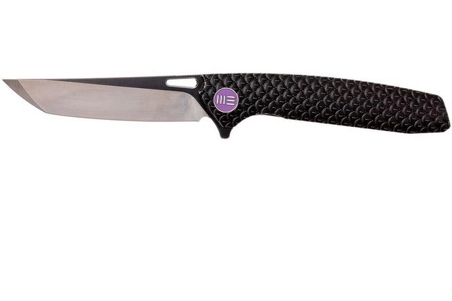 Image for WE Knife 604F tanto pocket knife black, satin finish/blackwash