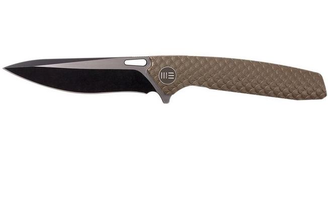 Image pour WE Knife 604L droppoint couteau de poche bronze, blackwash/satiné