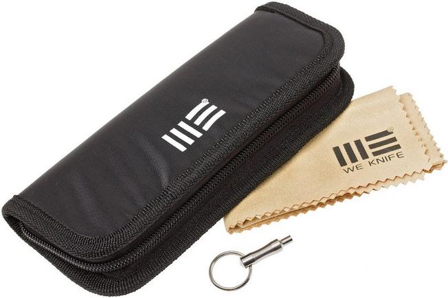 Image pour WE Knife 604L droppoint couteau de poche bronze, blackwash/satiné