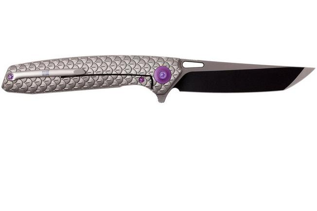 Bild für WE Knife 604P Tanto Taschenmesser grau, satiniert/blackwash