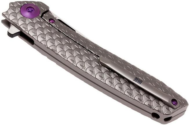 Bild für WE Knife 604P Tanto Taschenmesser grau, satiniert/blackwash
