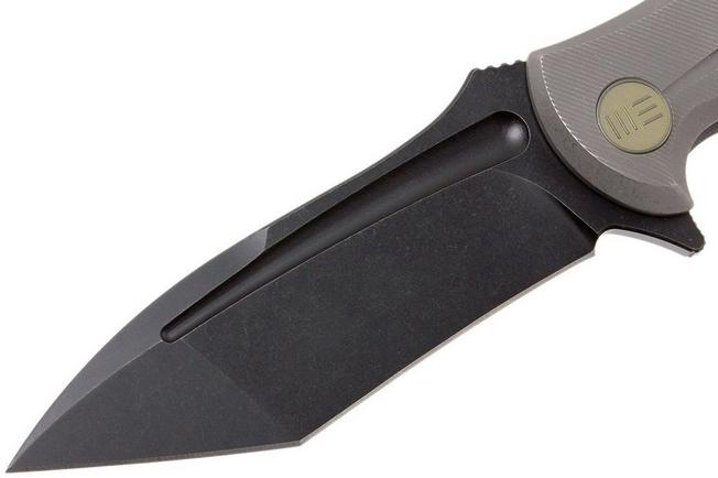Bild für WE Knife 608C, Tanto Taschenmesser, blackwash