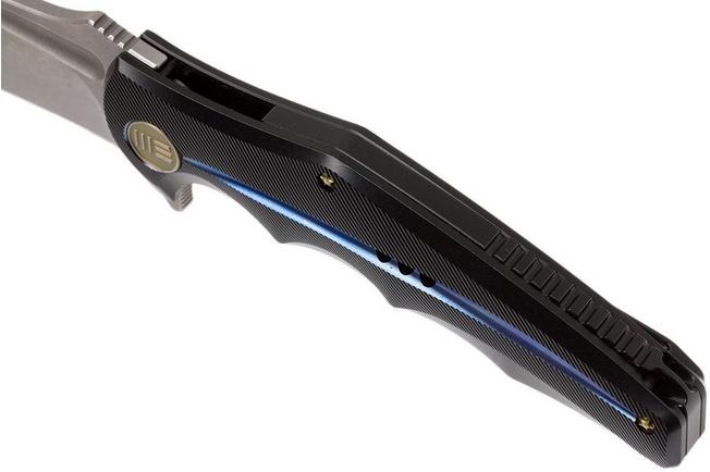 Image for WE Knife 608H, droppoint pocket knife, blackwash