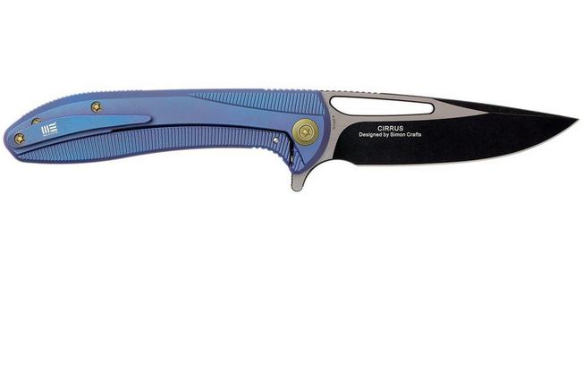 Afbeelding voor WE Knife 615C Cirrus zakmes, droppoint, blackwash/gesatineerd