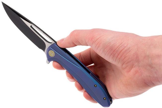Afbeelding voor WE Knife 615C Cirrus zakmes, droppoint, blackwash/gesatineerd
