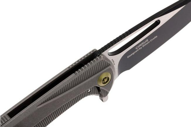 Bild für WE Knife 615H Cirrus Taschenmesser, droppoint, blackwash/satiniert
