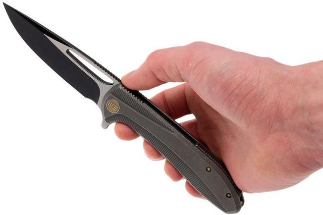 Bild für WE Knife 615H Cirrus Taschenmesser, droppoint, blackwash/satiniert