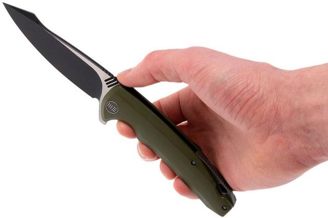 Image for WE Knife 617C pocket knife, droppoint, blackwash/satin finish