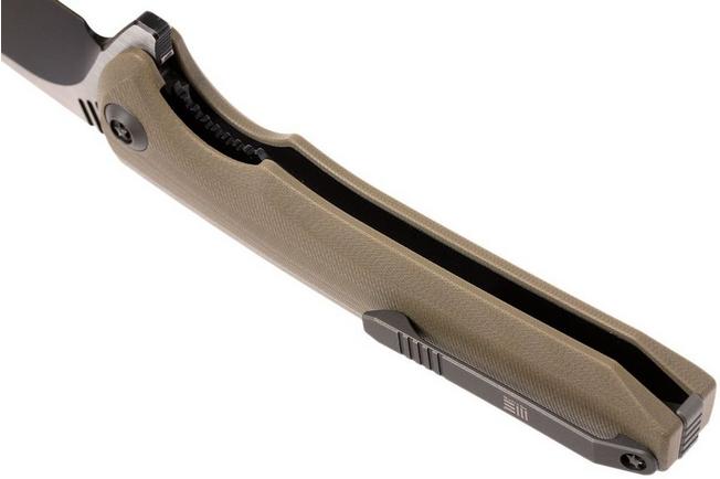 Image for WE Knife 617E pocket knife, droppoint, blackwash/satin finish