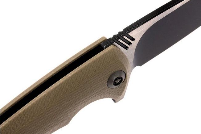Image for WE Knife 617E pocket knife, droppoint, blackwash/satin finish