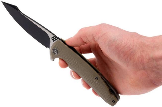 Image for WE Knife 617E pocket knife, droppoint, blackwash/satin finish