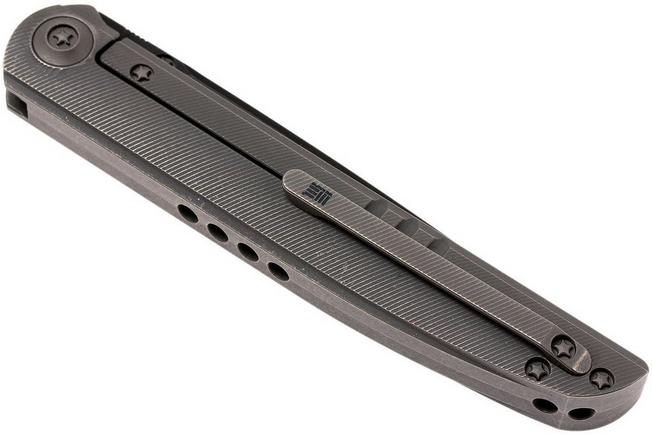 Bild für WE Knife 618C Taschenmesser, Drop Point, blackwashed