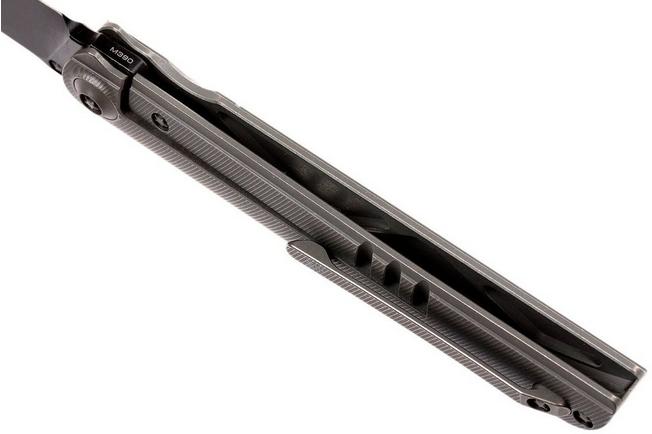 Bild für WE Knife 618C Taschenmesser, Drop Point, blackwashed