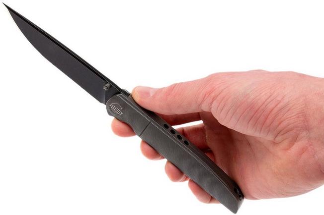 Bild für WE Knife 618C Taschenmesser, Drop Point, blackwashed