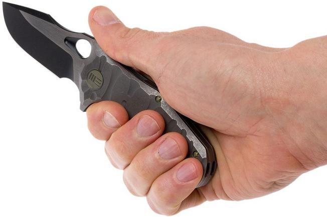Image for WE Knife 619E pocket knife, black/satin finish, grey