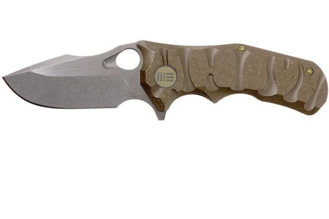 Image for WE Knife 619H pocket knife, stonewash/satin, bronze