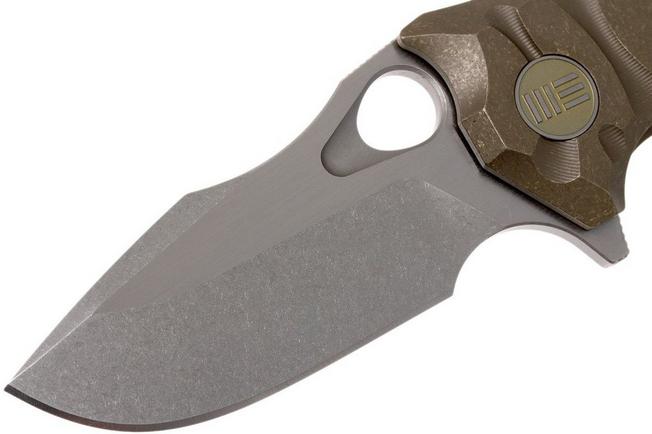 Image for WE Knife 619H pocket knife, stonewash/satin, bronze