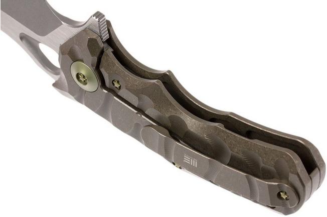 Image for WE Knife 619H pocket knife, stonewash/satin, bronze