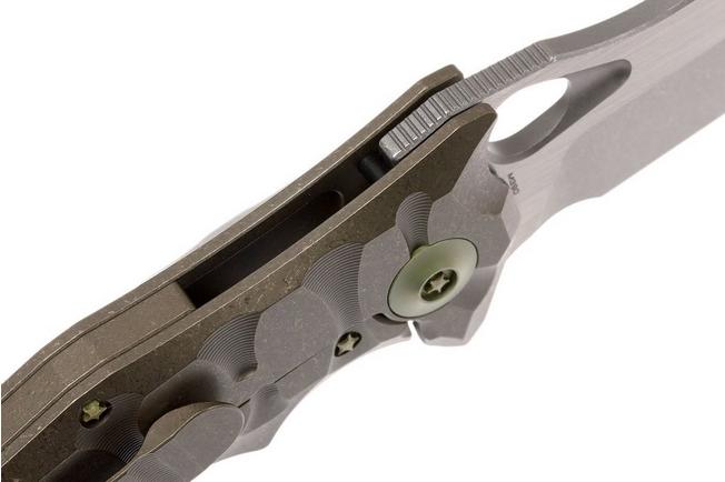Image for WE Knife 619H pocket knife, stonewash/satin, bronze