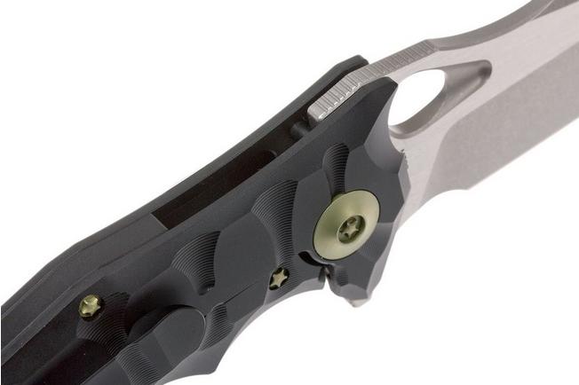 Image for WE Knife 619J pocket knife, stonewash/satin, black