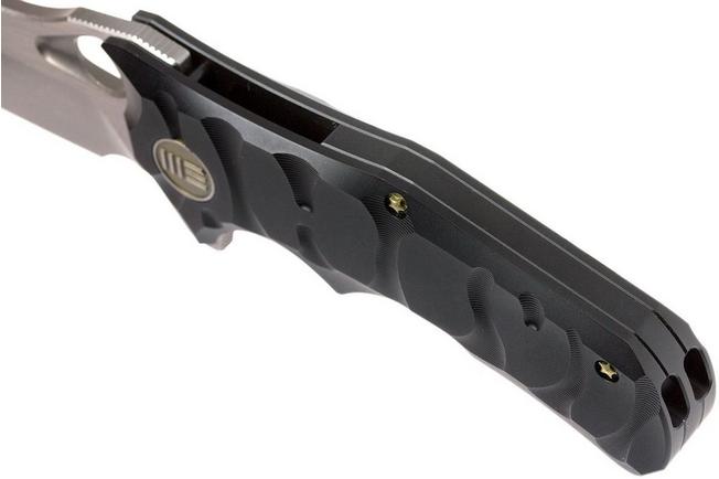 Image for WE Knife 619J pocket knife, stonewash/satin, black