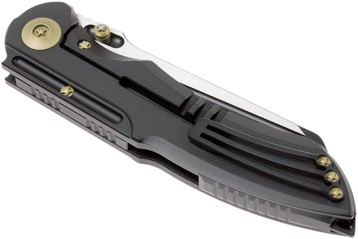 WE Knife 620K pocket knife, black/satin, black | Advantageously