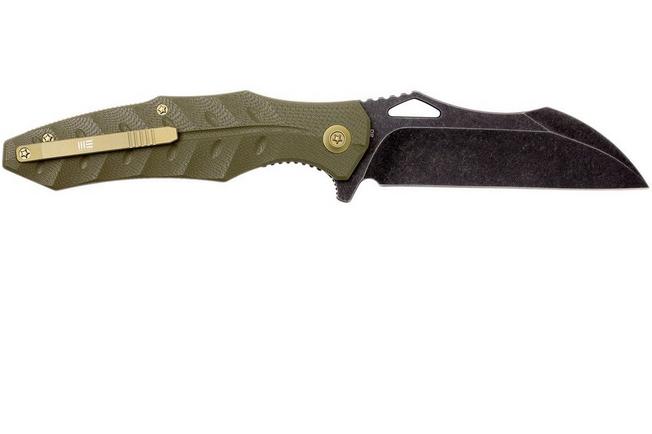 Bild für WE Knife 701A Taschenmesser, Green G10, blackwashed blade