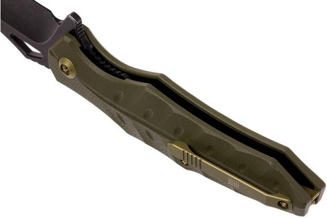Bild für WE Knife 701A Taschenmesser, Green G10, blackwashed blade