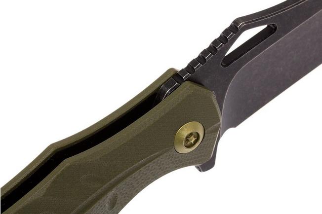 Bild für WE Knife 701A Taschenmesser, Green G10, blackwashed blade