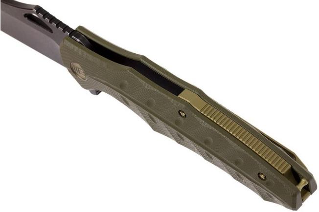 Bild für WE Knife 701A Taschenmesser, Green G10, blackwashed blade