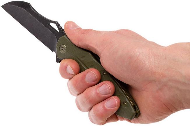 Bild für WE Knife 701A Taschenmesser, Green G10, blackwashed blade