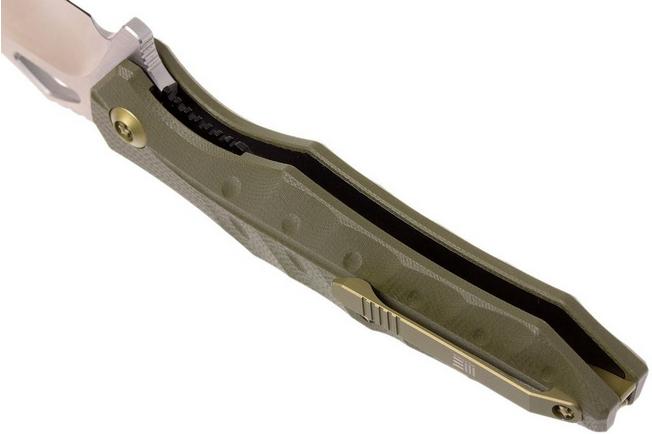 Bild für WE Knife 701B Taschenmesser, Green G10, satin blade