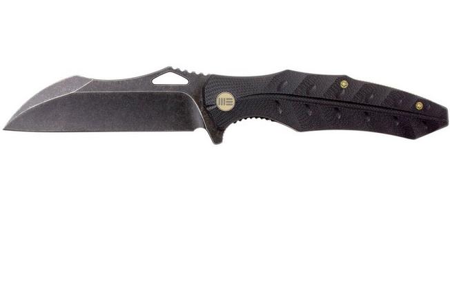 Image for WE Knife 701E pocket knife, Black G10, blackwashed blade