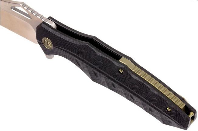 Image for WE Knife 701F pocket knife, Black G10, satin blade
