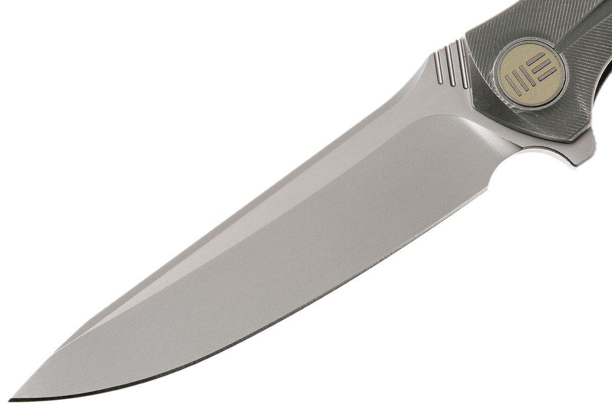 Couteau Stylo Pliant M390 – Brise-vitre – étui PU – Noir