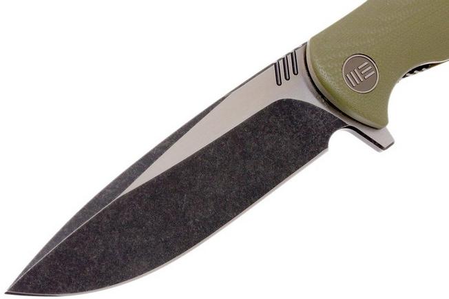 Bild für WE Knife 703A Taschenmesser, Green G10, blackwash/satin blade