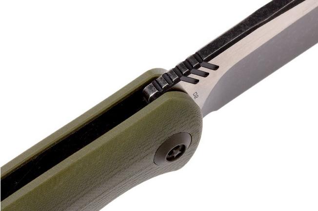 Bild für WE Knife 703A Taschenmesser, Green G10, blackwash/satin blade