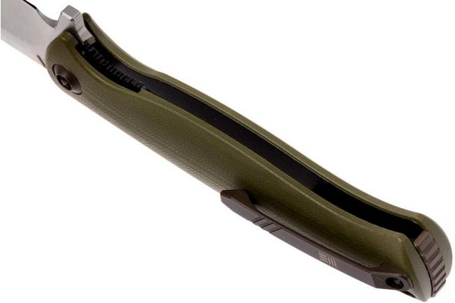 Image for WE Knife 703B pocket knife, Green G10, satin blade