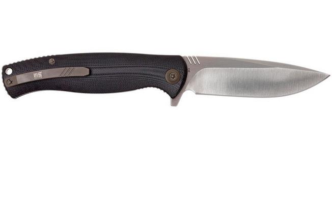 Bild für WE Knife 703F Taschenmesser, Black G10, satin blade
