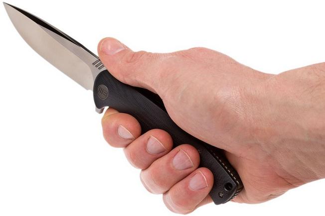 Bild für WE Knife 703F Taschenmesser, Black G10, satin blade