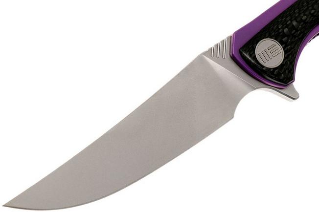 Bild für WE Knife 704CFA Carbonfaser/Purple Ti, M390 Taschenmesser