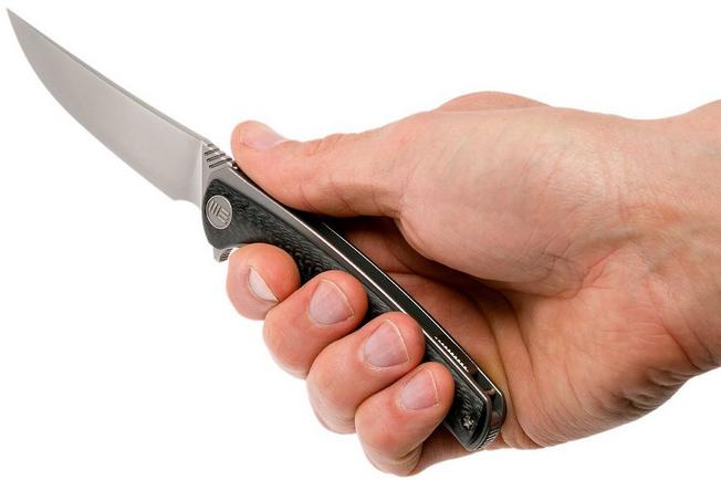 Image for WE Knife 704CFE Carbon fiber/Grey Ti, M390 pocket knife