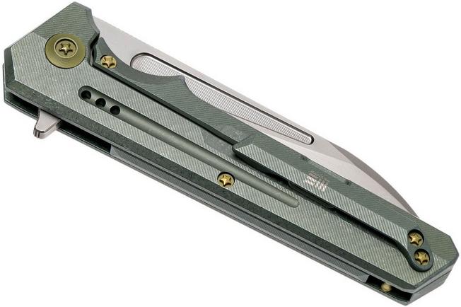 Bild für WE Knife 705B Taschenmesser, green Handle, Wharncliffe Blade