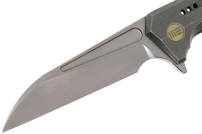 Image for WE Knife 705C pocket knife, gray handle, wharncliffe blade