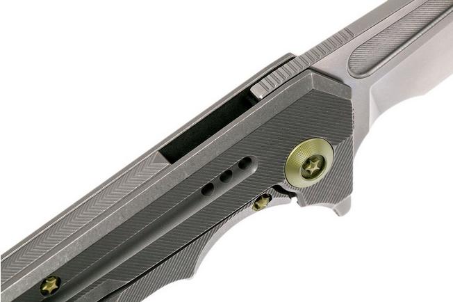 Image for WE Knife 705C pocket knife, gray handle, wharncliffe blade