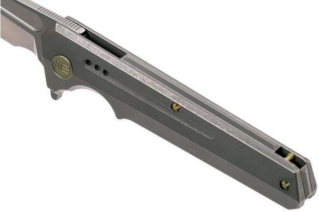Image for WE Knife 705C pocket knife, gray handle, wharncliffe blade