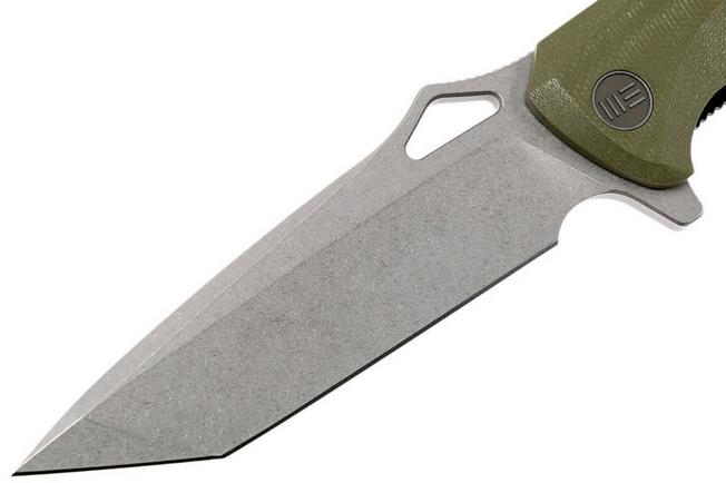 Bild für WE Knife 706B Taschenmesser, Green G10 Handle, Stonewashed Blade