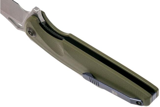 Bild für WE Knife 706B Taschenmesser, Green G10 Handle, Stonewashed Blade