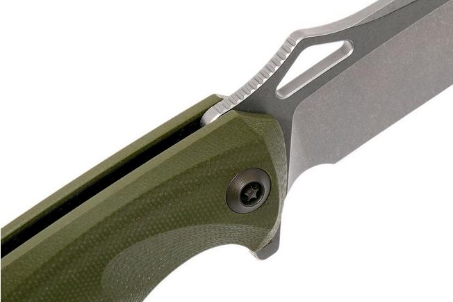 Bild für WE Knife 706B Taschenmesser, Green G10 Handle, Stonewashed Blade